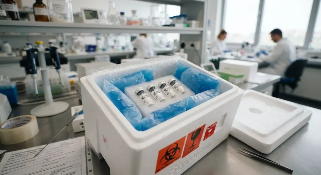 Hladni lanac i otprema — CJC-1295 i Ipamorelin Hrvatska u istraživačkom kontekstu