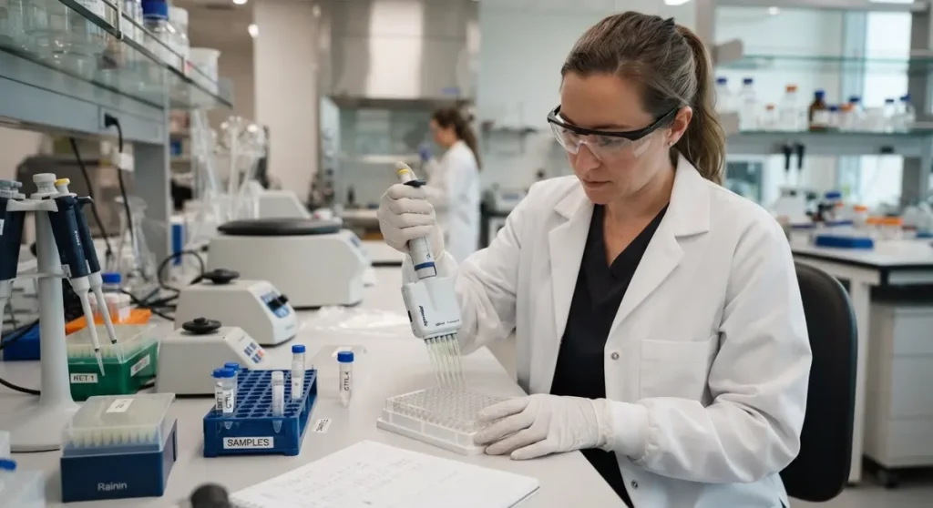 Priprema uzoraka za analizu odvija se u kontroliranim laboratorijskim uvjetima.