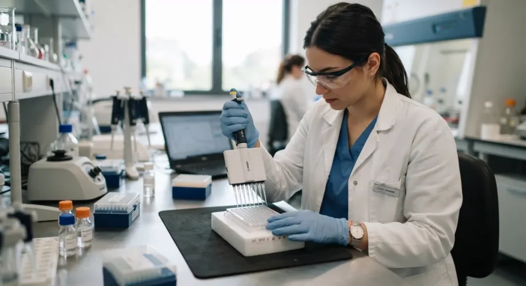 Priprema uzoraka za analizu odvija se u kontroliranim laboratorijskim uvjetima.