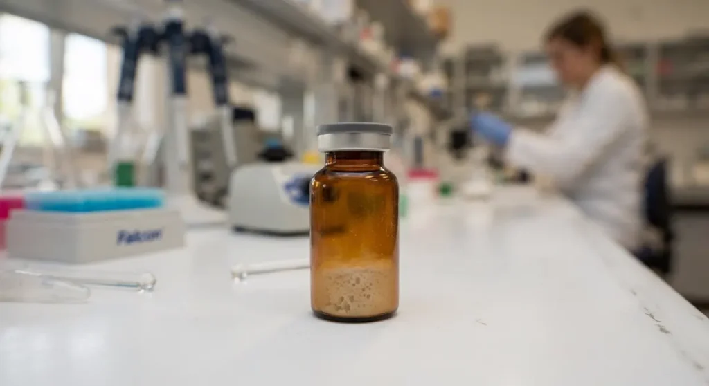 Liofilizirana bočica peptida — Retatrutide Hrvatska u istraživačkom kontekstu